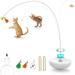 Interactive Cat Toys Cat Exercise Tumbler, Rechargeable Cat Toys for Indoor